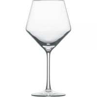 Schott Zwiesel 트라이탄 크리스탈 유리 스템웨어 퓨어 컬렉션 버건디 와인 잔 2개 세트 663 g 23 4