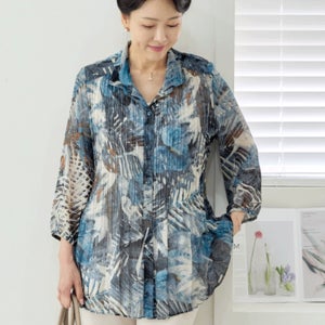 레디아플리츠블라우스