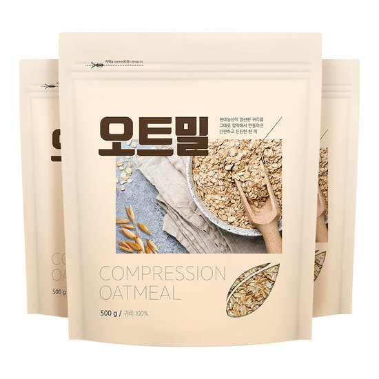오트밀 귀리 100% 시리얼
