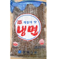 대용량 굵은 평양 냉면 사리 1000g 면 메밀 비빔 물