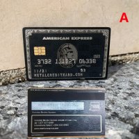 아메리칸익스프레스블랙 스테인레스 스틸 amex 메탈 카드 아메리칸 기프트