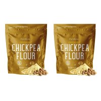 PuroRaw 병아리콩 쉐이크 가루 Chickpea Flour 453g 2개