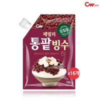 청우 패밀리 통 팥빙수 팥 750g 파우치 x8개 빙수 재료