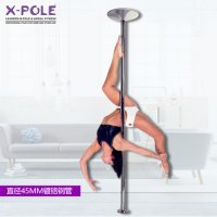 폴댄스 회전봉 X-Pole 점장 휴대용 댄스강관 가정용 크롬도금 정지회전