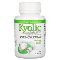 쿄릭 Kyolic Aged Garlic Extract, 심혈관계 건강, 오리지널 포뮬라, 캡슐 100정