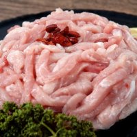 한돈 등심 맛있는 잡채용 1kg 돼지고기 세절육 냉동 - 등심 돈까스용 저지방