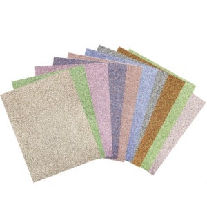 2500 유니아트 메탈칼라 EVA 접착식 약235 x315mm 낱장 (1장) -