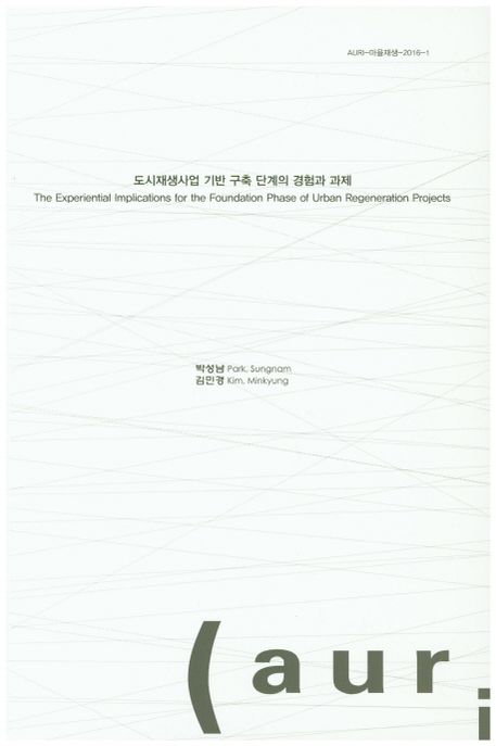 도시재생사업 기반 구축 단계의 경험과 과제  = The experiential implications for the foundation phase of urban regeneration projects
