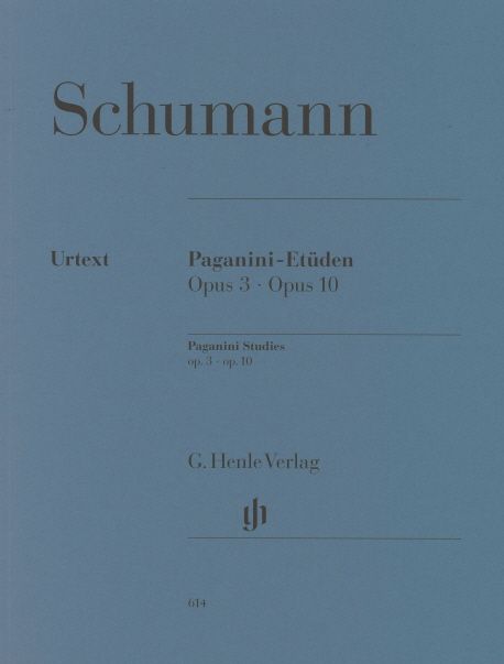 Paganini-Etuden Opus 3, Opus 10.  - [score] = Paganini studies