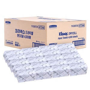 [유한킴벌리] 크리넥스 드라이셀 핸드타올 4000매 47244