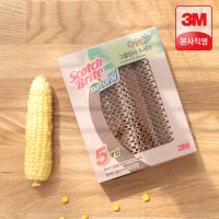 3M 내츄럴 옥수수 그물망사수세미 10개