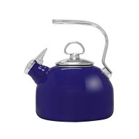 찬탈 Chantal 클래식 티주전자 Enamel-on-스틸 Whistling 1 8 quarts Cobalt