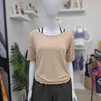 모어아웃 여성운동복 라이크라 투웨이 티셔츠 4TT2412