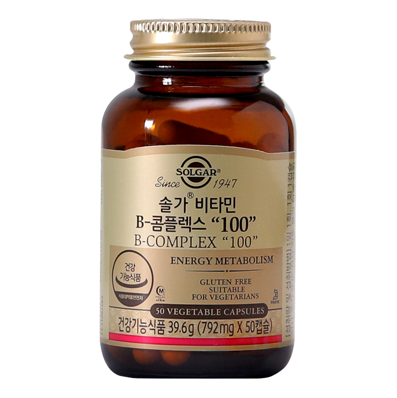 솔가 비타민B 콤플렉스 100  50정  고함량 비타민B군 영양제
