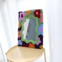 펀치니들 거울 만들기 DIY 키트 터프팅 공예 집콕취미