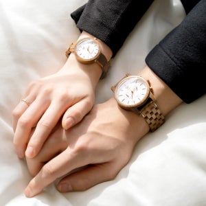 [크리스마스 특가 50%]나무시계 D-PB(커플), 보우드(VOWOOD)