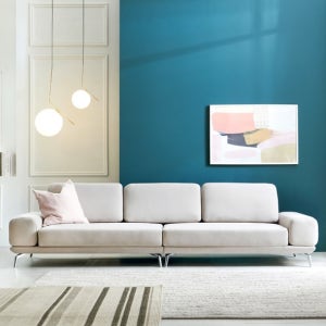 동서가구 디트론 아쿠아 패브릭 4인소파