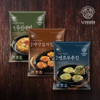 사옹원 부침명장 녹두빈대떡 400g 한입아삭김치전 300g 한입땡초부추전 300g