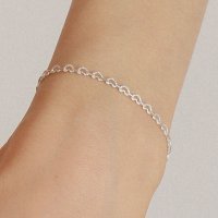 Uni.J 유니제이 Heart Link Chain Bracelet Ib153