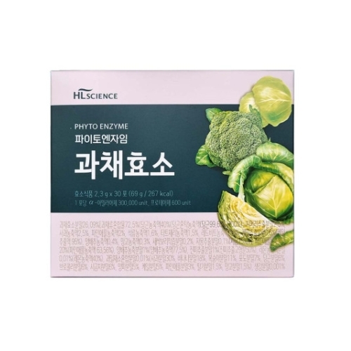 에이치엘사이언스 파이토엔자임 과채효소 2.3g x 30포