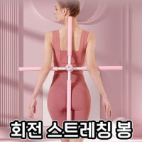 굽은등 어깨 간편 휴대 일자 십자 더블 스트레칭봉