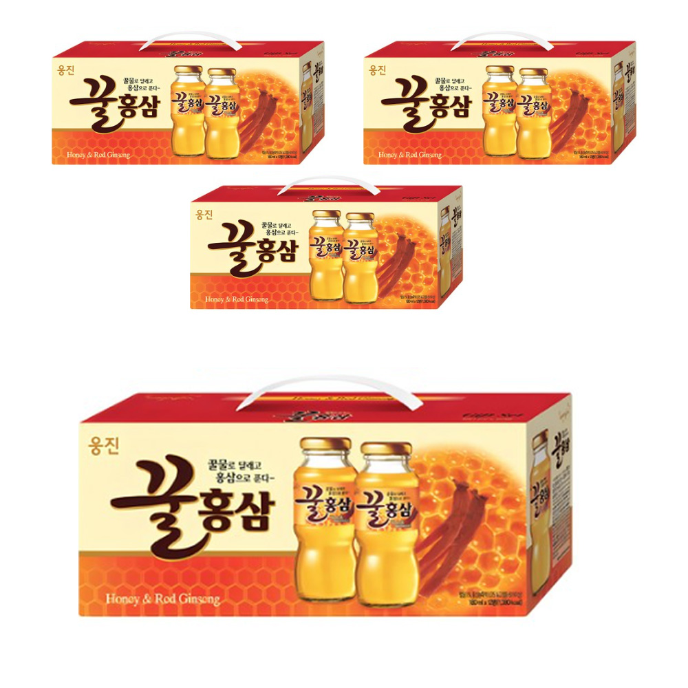 웅진 꿀홍삼 음료 180ml  48개  음료
