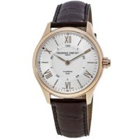 프레드릭콘스탄트 남자 시계 Frederique Constant Horological Smartwatch Dial Leather Strap Mens Watch FC-282