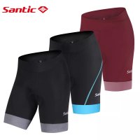 자전거 속바지 패드 사이클 남성용 빕숏 팬츠 Santic 여성용 사이클링 반바지 4D 패딩 프로 핏 쿨맥스 충격