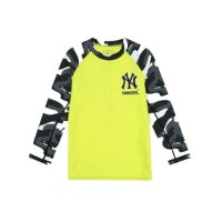 69000원 MLB 키즈 까뮤 컬러 배색 래쉬가드 71SW73831-50Y