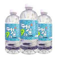 햇살죽염 9회용융 고품질 포화죽염수 900ml 3병세트