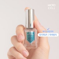 1+1 마이크로셀 네일 원더 12ml / 탑 베이스코트 퀵드라이 손톱울퉁불퉁