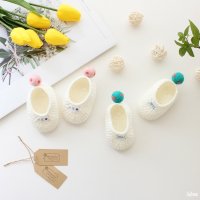 태명 양모미니볼 신생아뜨개덧신, mybabyshoe(마이베이비슈)