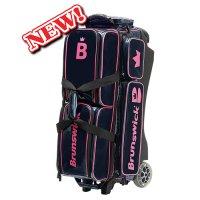 웰컴볼링 BRUNSWICK NEW ROLLER BAG 브런스윅 뉴 3볼 롤러 가방 에나멜 3-BALL