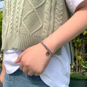 유기동물 유기견 기부 후원 강아지 발바닥 쉐입 팔찌, 이즈맹