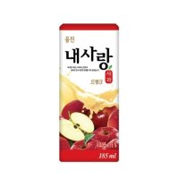 웅진 내사랑 사과드링크 185ml