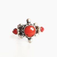 산호반지 tibetan jewelry ring nepal hand 925 50