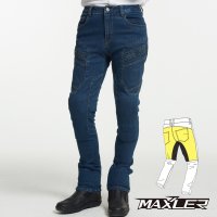 맥슬러 케블라 Maxler 바이크 진 보호대 내장 오토바이 청바지 M-2077