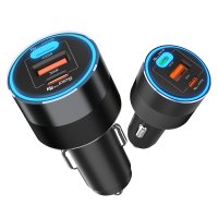 바이퍼럭스 클레버 타키온 USB PD PPS 퀵차지3 0 차량용 멀티 130W 시거잭 고속 충전기 21CA130