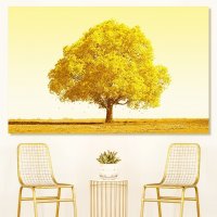 재물운 황금나무 그림 인테리어 액자 10호