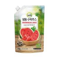 우양냉동식품 뉴뜨레 냉동 수박주스 1kg