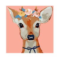 신혼부부 선물용 아기사슴 채색키트 미술태교 거실액자 셀프페인팅 DIY 20대취미