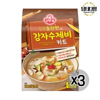 오뚜기 초간편 감자수제비 키트 265g X 3개