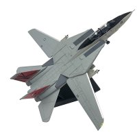 1 100 스케일 다이 캐스트 비행기 F14 Tomcat 제트 모델 컬렉션 선물 홈 거실 장식