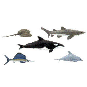16000 우드랜드 Marine life scene se 해양생물모형 1팩 - JWSP4347