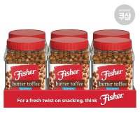 피셔 버터 타피 피넛 대한항공 땅콩 Fisher Butter Toffee Peanuts 1.19kg(6통)  6개