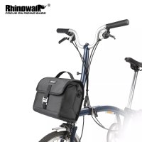 자전거가방Rhinowalk 자전거 핸들 바 가방 Brumpton 방수 사이클링 절연 레인커버가 휴대용 숄더백 4L