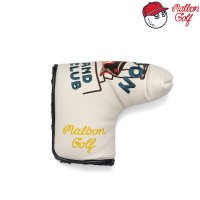 말본 바스 클럽 퍼터 헤드커버 Putter Headcover 크림