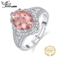 모거나이트반지 Jewelrypalace 거대한 타원형 made morganite 49