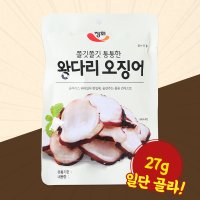 정화식품 왕다리 오징어 27g 100개입 박스