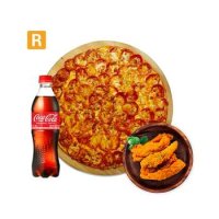 [피자이탈리] 페퍼로니 솔로세트(페퍼로니R+치킨텐더+콜라500ml)